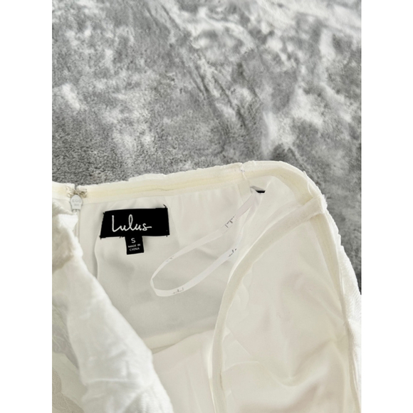 Lulus Brand New with Tags Size Small From This Day Floral Jacquard Strapless Mid - Picture 14 of 16